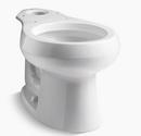 Round Toilet Bowl in White