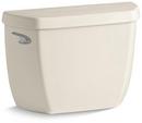 KOHLER Almond 1.28 gpf Toilet Tank with Left-Hand Trip Lever 