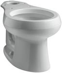 Round Toilet Bowl in Almond Ice™ Grey (Seat Not Included)