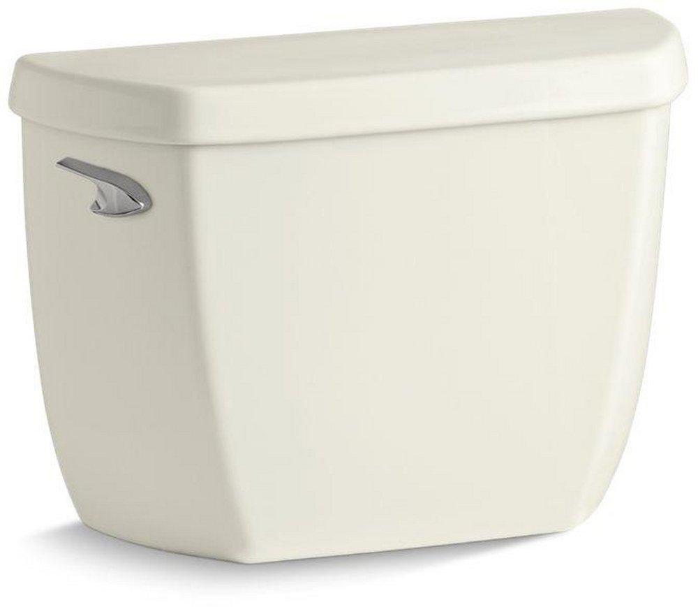 KOHLER Biscuit 1.28 gpf Toilet Tank with Left-Hand Trip Lever 