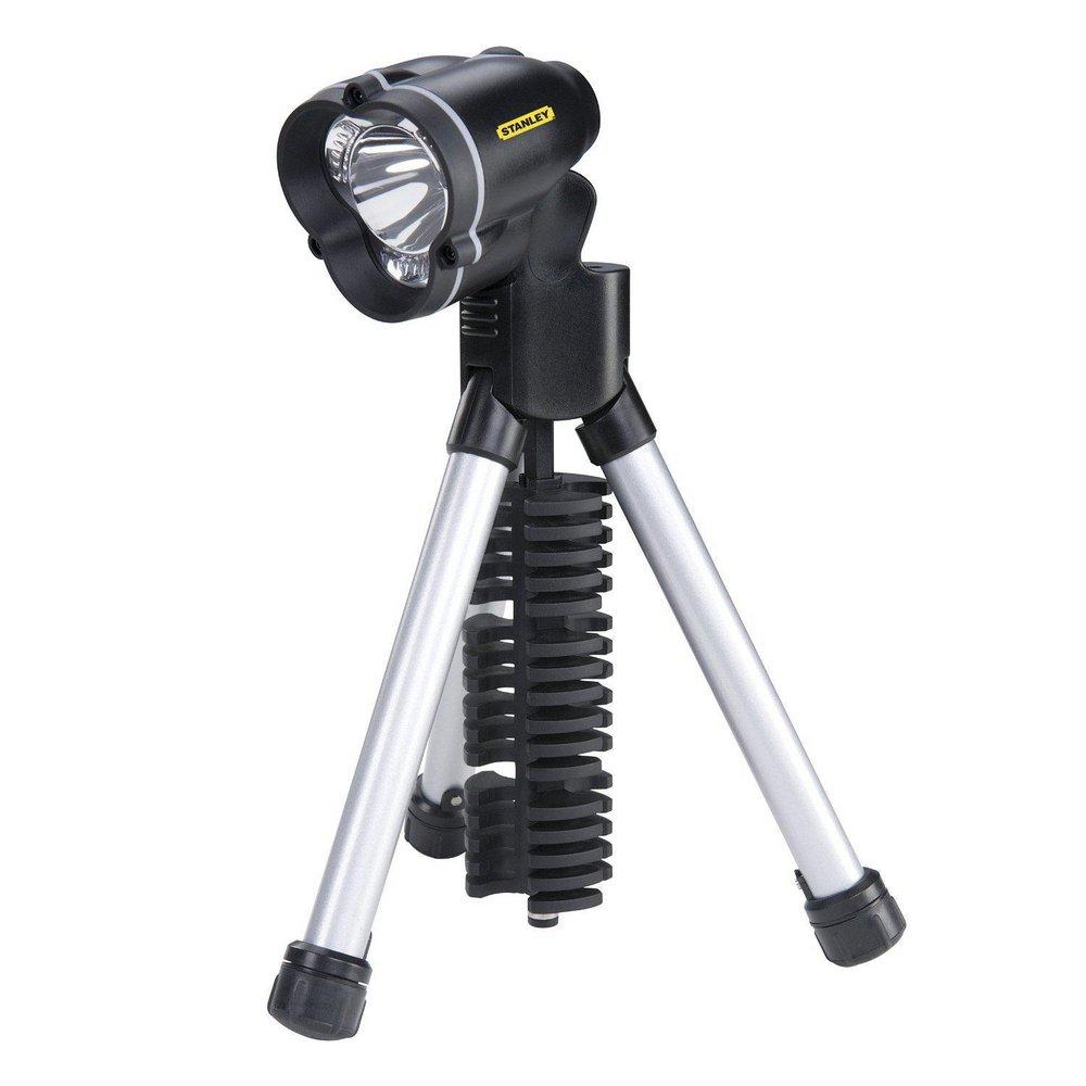Stanley Black 20 Lumens AA Aluminum Flashlight with Tripod 