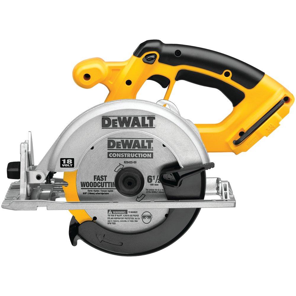 DEWALT Black/Yellow 6-1/2 in. Circular Saw (Less Cord) 