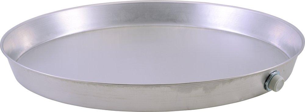 HoldRite&trade; Silver Water Heater Pan with Drain Fitting 