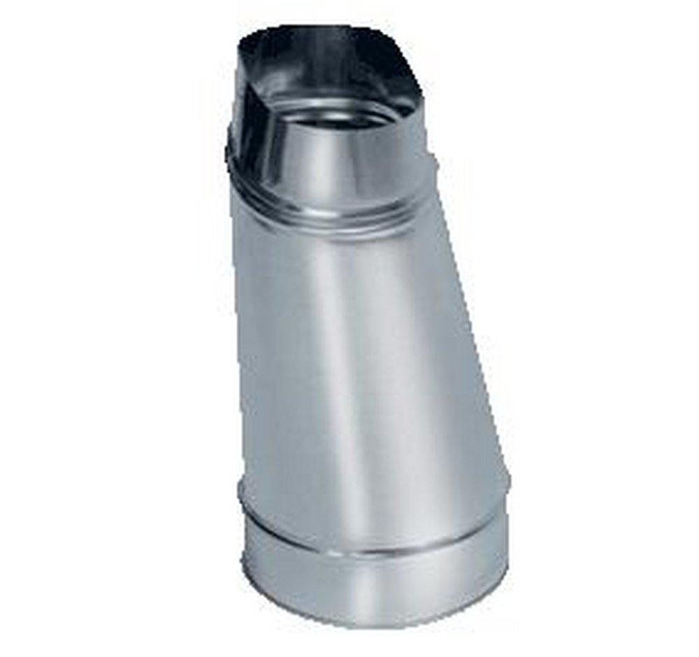 14 x 10 in. Straight Boot Galvanized Steel 30 ga 