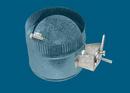 6 in. Spin Fitting Galvanized Steel and Nylon