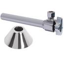 BrassCraft Chrome Plated Sweat x OD Compression Ball Handle Angle Supply Stop Valve in Chrome Plated 