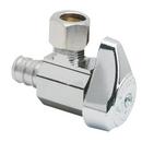 BrassCraft Chrome Plated Barbed x OD Compression Angle Supply Stop Valve in Chrome Plated 
