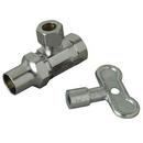 1/2 in. FIPT x OD Compression Loose Key Handle Angle Supply Stop Valve in Chrome Plated