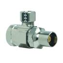 BrassCraft Chrome Plated FIPT x OD Compression Loose Key Handle Angle Supply Stop Valve in Chrome Plated 