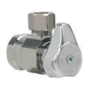 1/2 x 3/8 in. FIPS x OD Compression Angle Supply Stop Valve in Chrome