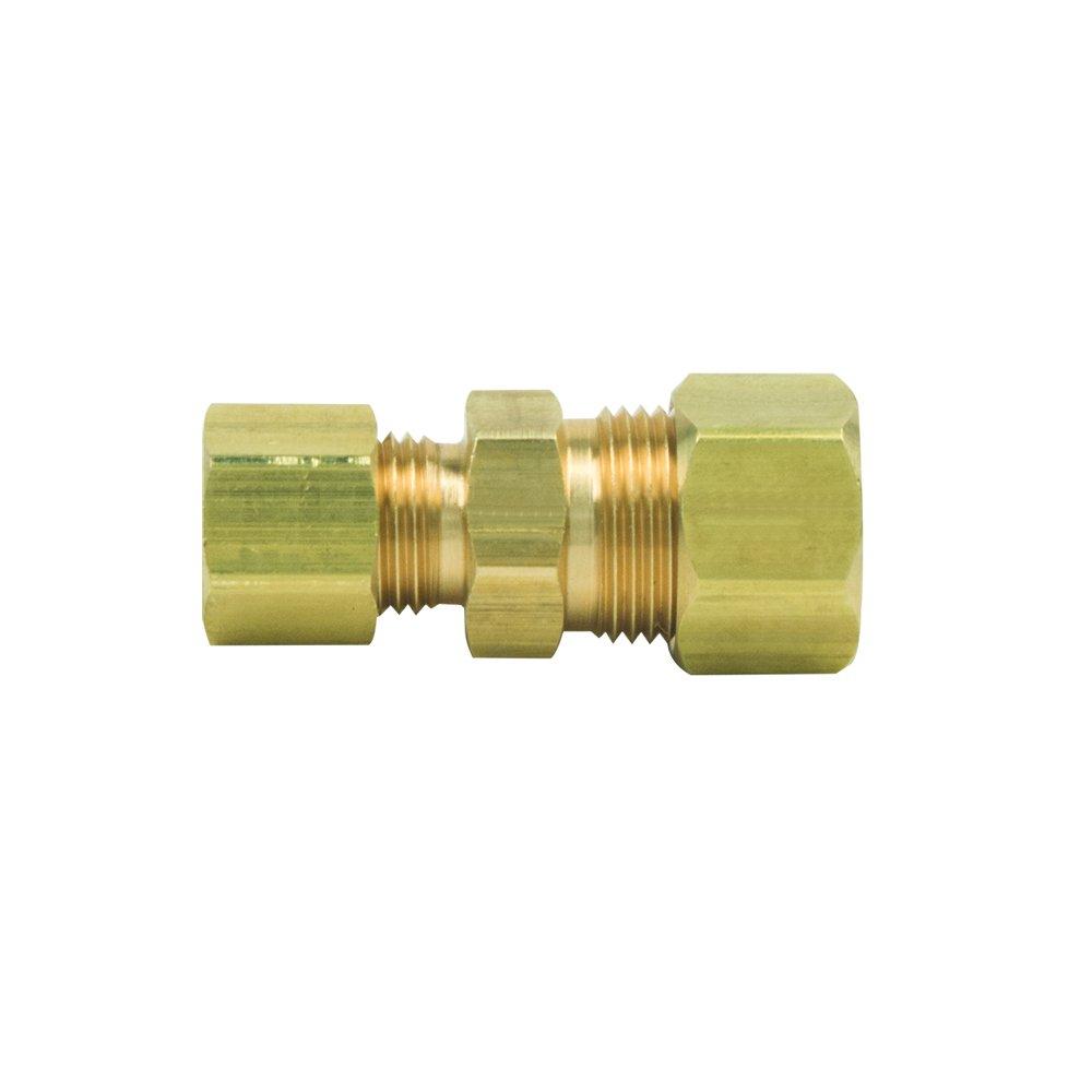 BrassCraft 3/8 x 1/4 in. OD Tube Brass Compression Union 