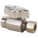 BrassCraft Chrome Plated Sweat x OD Compression Ball Handle Straight Supply Stop Valve in Chrome Plated 