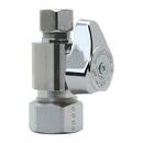 BrassCraft Chrome Compression x OD Compression Straight Supply Stop Valve in Chrome 