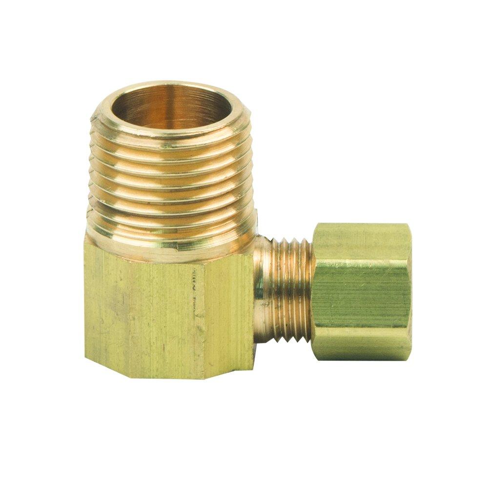 BrassCraft OD Tube x MIP Brass Compression Elbow 