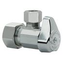 1/2 x 3/8 in. Compression x OD Compression Angle Supply Stop Valve in Chrome