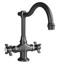 Two Handle Bar Faucet in Antique Nickel