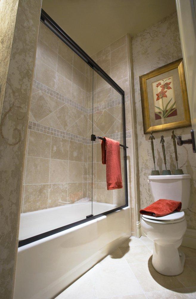 Basco Shower Enclosures Silver 57 x 60 in. Frameless Sliding Tub Door with Obscure Glass 