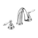 3-Hole Deck Mount Roman Tub Faucet Trim with Double Lever Handle in Polished Chrome