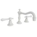 Newport Brass White Two Handle Widespread Bathroom Sink Faucet 