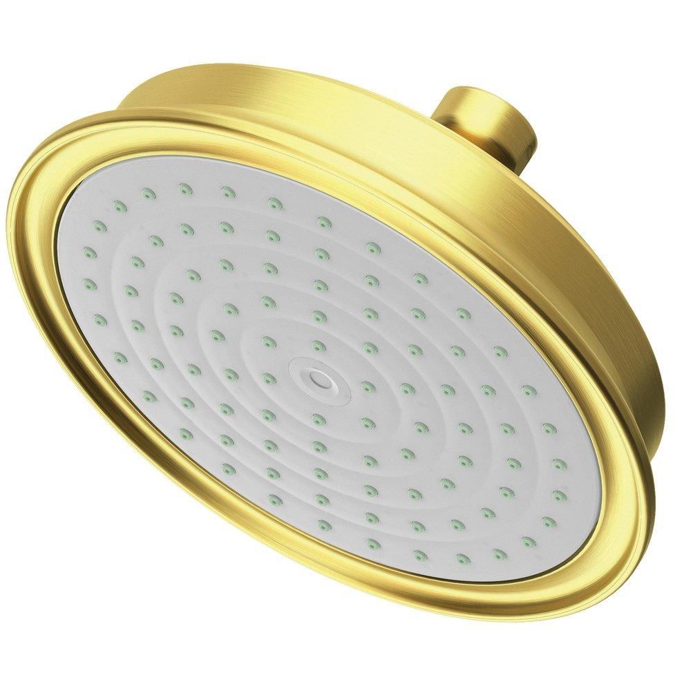 Newport Brass Satin Brass - PVD Single Function Showerhead 