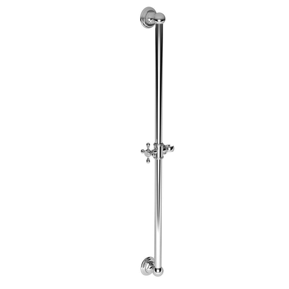 Newport Brass Polished Chrome 35-1/2 in. Shower Rail 