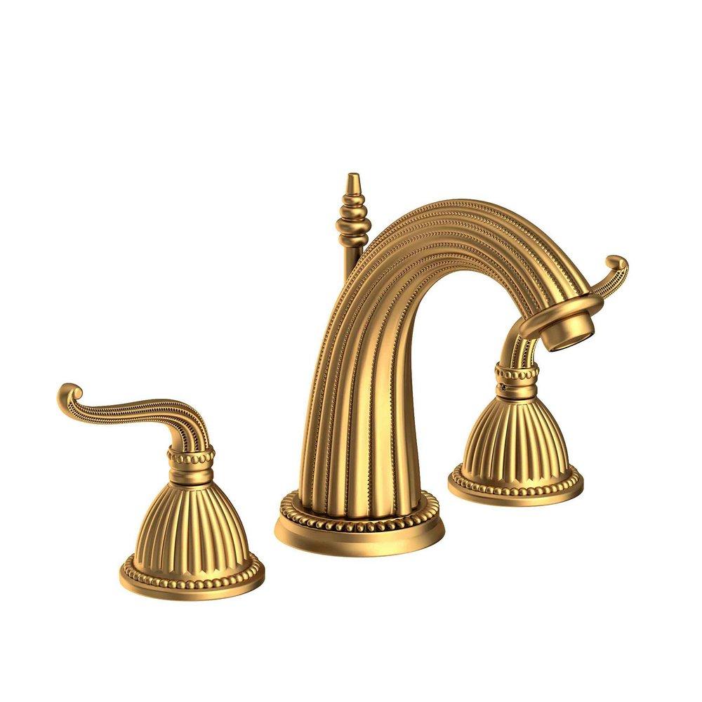 Newport Brass Satin Bronze - PVD Two Handle Widespread Bathroom Sink Faucet Lever Handle 