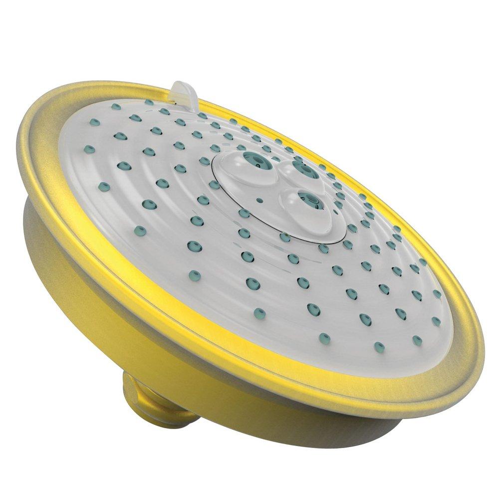Newport Brass Satin Gold - PVD Multi Function Full and Massage Showerhead 