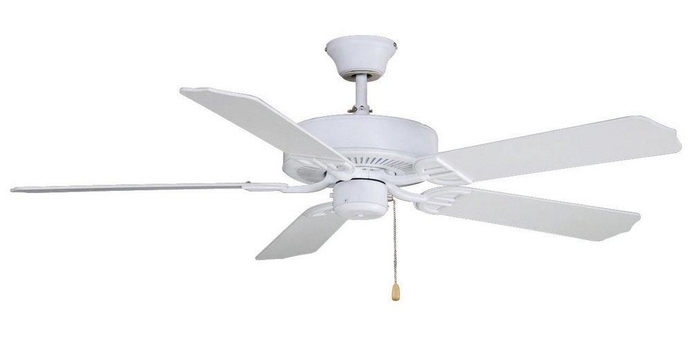 Fanimation Matte White 52 in. 5-Blade Ceiling Fan 