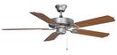 Fanimation Satin Nickel 52 in. 5-Blade Ceiling Fan 