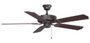 52 in. 5-Blade Ceiling Fan with Light Kit in Oil Rubbed Bronze
