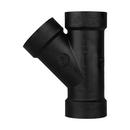 Black ABS DWV Wye 