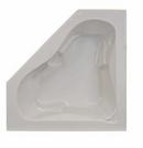 59-3/4 x 59-3/4 in. Drop-In Bathtub with Center Drain in White