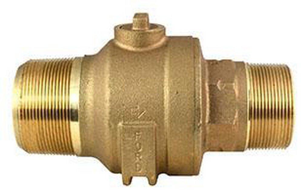 Ford Meter Box CC x MPT Brass Ball Corp Valve 