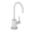 1 gpm 1 Hole Deck Mount Cold Water Dispenser Faucet with Double Lever Handle in White