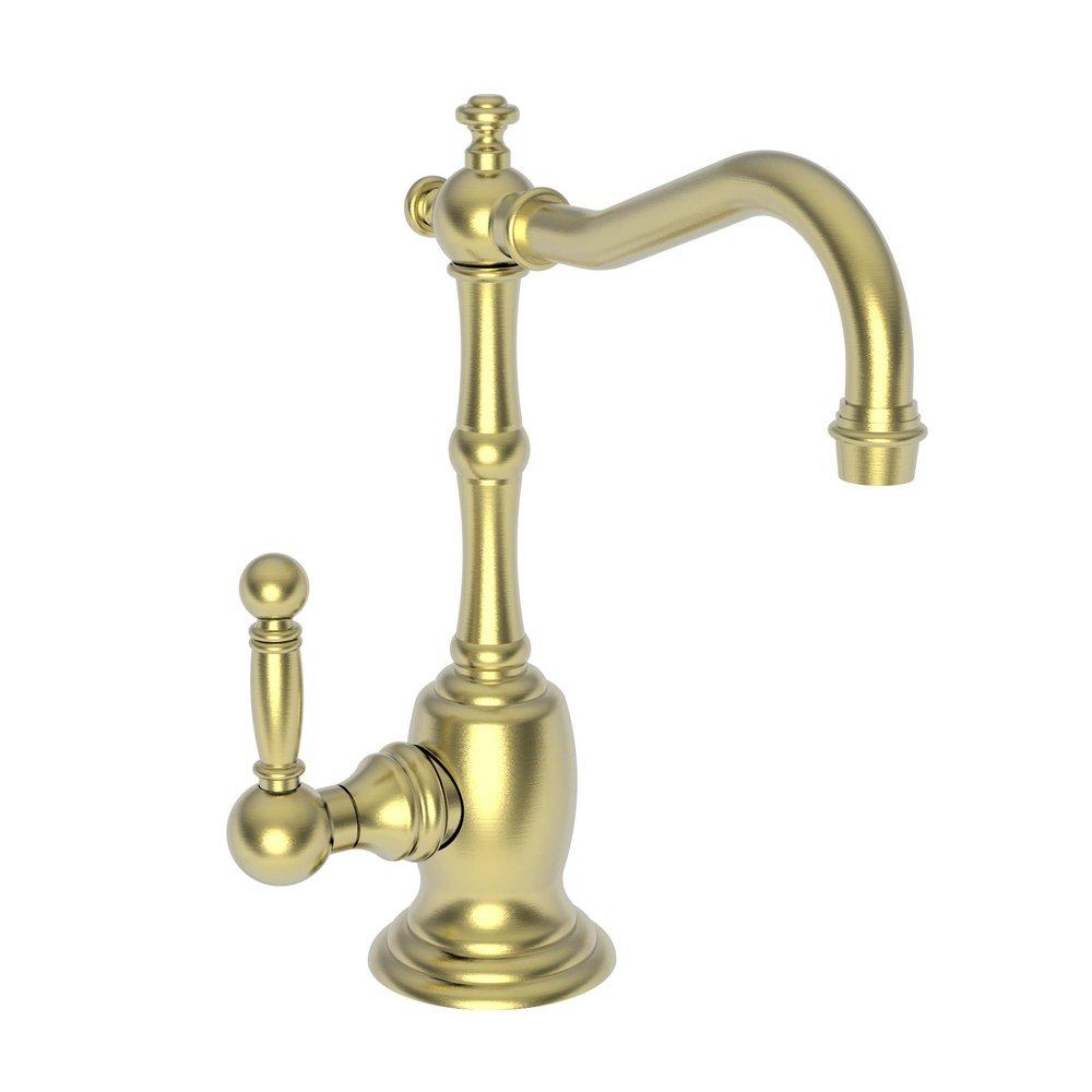 Newport Brass Satin Brass - PVD 1 gpm 1 Hole Deck Mount Hot Water Dispenser with Single Lever Handle 