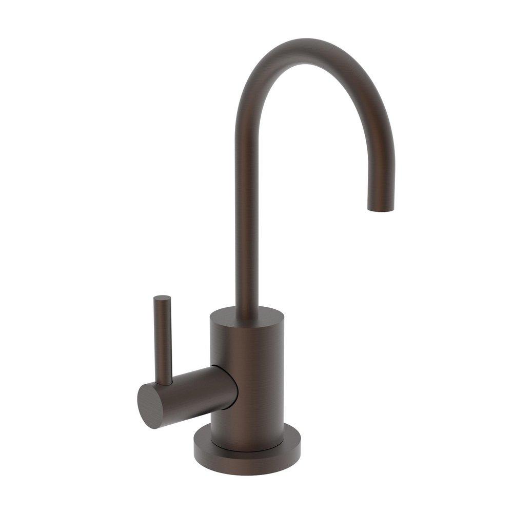 Newport Brass English Bronze 1 gpm 1 Hole Deck Mount Hot Water Dispenser Faucet with Single Lever Handle 