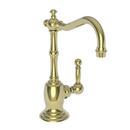 1 gpm 1 Hole Deck Mount Cold Water Dispenser with Single Lever Handle in Uncoated Polished Brass - Living