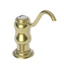 Soap or Lotion Dispenser in Uncoated Polished Brass - Living