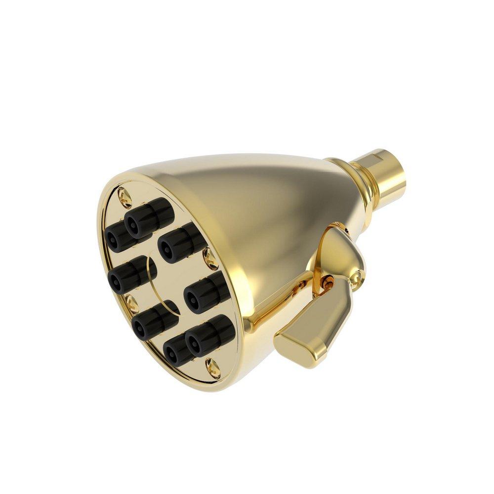 Newport Brass Polished Gold - PVD Single Function Jet Showerhead 