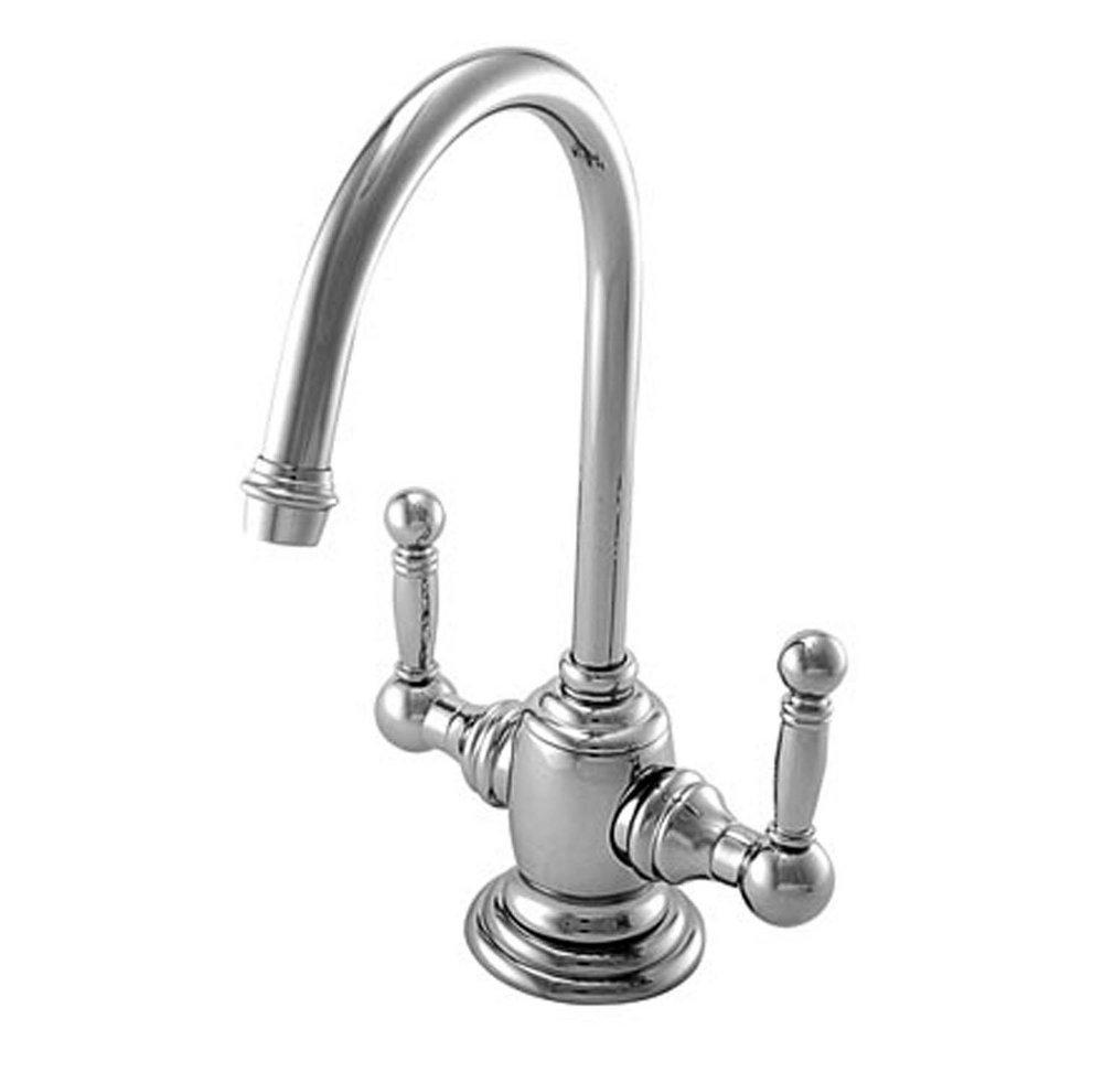 Newport Brass Satin Nickel - PVD 1 gpm 1 Hole Deck Mount Hot and Cold Water Dispenser with Double Lever Handle 