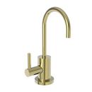 Newport Brass Uncoated Polished Brass - Living 1 gpm 1 Hole Deck Mount Hot Water Dispenser Faucet with Single Lever Handle 