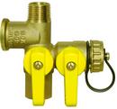 Webstone a brand of NIBCO Brass Pro-Pal Full Port Brass Ball Valve with Hi-Flow Hose Drain 