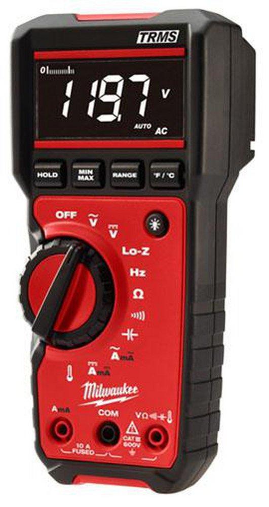 Milwaukee® Black 10 Amp 600 Volt Digital RMS Multimeter 
