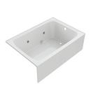 PROFLO&reg; White 60 x 42 in. Whirlpool Alcove Bathtub Right Drain 
