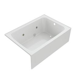 60 in. x 42 in. Whirlpool Alcove Bathtub with Right Drain in White