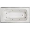 60 x 36 in. Whirlpool Alcove Bathtub with Left Drain in White