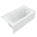 PROFLO&reg; White 66 x 36 in. Whirlpool Alcove Bathtub Right Drain 