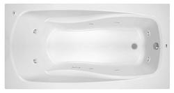 72 x 36 in. Whirlpool Drop-In Bathtub with End Drain in White