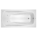 72 x 36 in. Whirlpool Drop-In Bathtub with End Drain in Biscuit