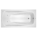 PROFLO&reg; Biscuit 72 x 36 in. Whirlpool Drop-In Bathtub with End Drain 